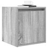 vidaXL Κομοδίνα Επιτοίχια Γκρι Sonoma 38x34x40 εκ.