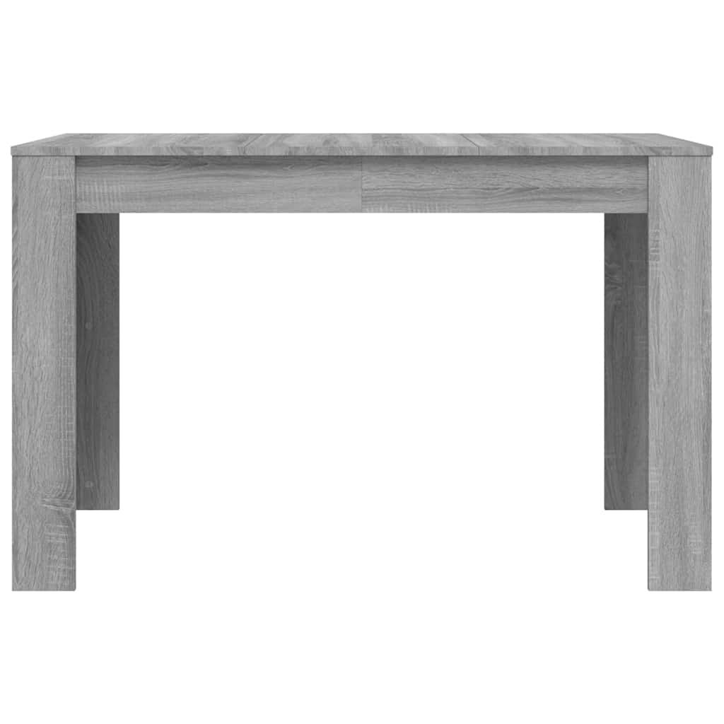 vidaXL Τραπεζαρία Γκρι Sonoma 120 x 60 x 76 εκ. από Επεξεργασμένο Ξύλο