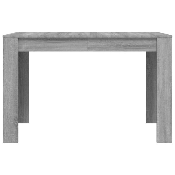 vidaXL Τραπεζαρία Γκρι Sonoma 120 x 60 x 76 εκ. από Επεξεργασμένο Ξύλο
