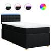 vidaXL &Kappa;&rho;&epsilon;&beta;ά&tau;&iota; Boxspring &mu;&epsilon; &Sigma;&tau;&rho;ώ&mu;&alpha; &Mu;&alpha;ύ&rho;&omicron; 100 x 200 &epsilon;&kappa;. &Upsilon;&phi;&alpha;&sigma;&mu;ά&tau;&iota;&nu;&omicron;