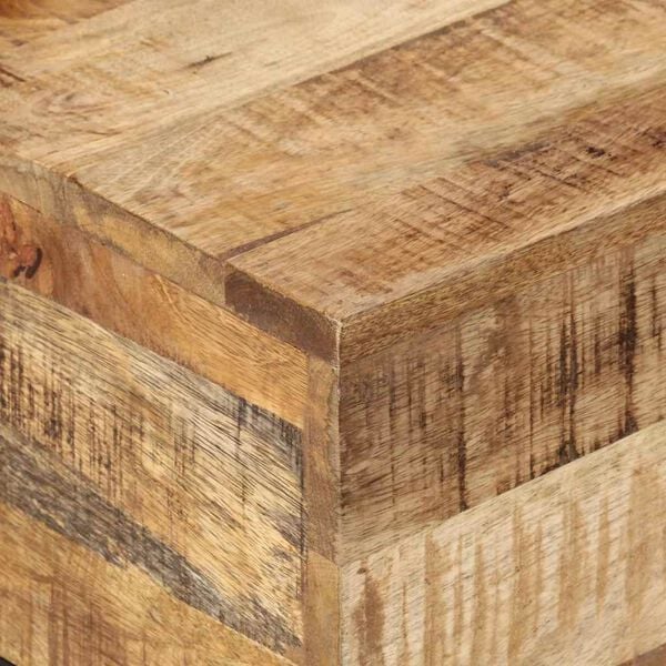 vidaXL Τραπεζάκι Σαλονιού 68 x 68 x 41 εκ. από Ακατέργαστο Ξύλο Μάνγκο
