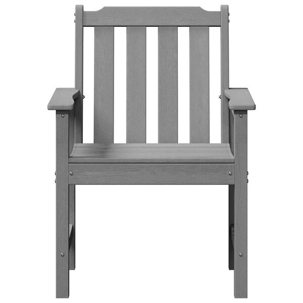 vidaXL Καρέκλες Κήπου 6 τεμ Ανοιχτό Γκρι 65.5x55.5x88 εκ. HDPE