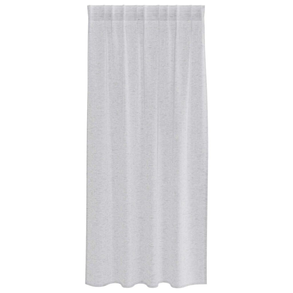 vidaXL Κουρτίνες 2 pcs Ανοιχτό γκρι 140 x 175 εκ. Πολυεστέρας