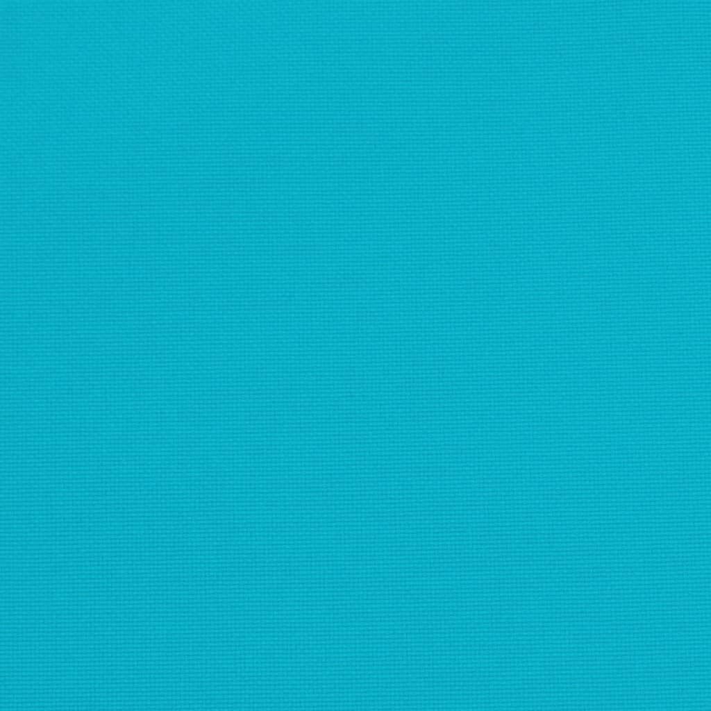 vidaXL Μαξιλάρια Καρέκλας 2 τεμ. Τιρκουάζ 50x50x7 εκ. Oxford Ύφασμα