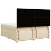 vidaXL &Kappa;&rho;&epsilon;&beta;ά&tau;&iota; Boxspring &mu;&epsilon; &Sigma;&tau;&rho;ώ&mu;&alpha; &Kappa;&rho;&epsilon;&mu; 180x200 &epsilon;&kappa;. &Upsilon;&phi;&alpha;&sigma;&mu;ά&tau;&iota;&nu;&omicron;