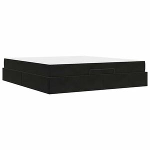 vidaXL Σκελετός Κρεβατιού Μαύρο 180 x 200 cm Βελούδο