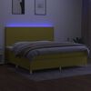 vidaXL &Kappa;&rho;&epsilon;&beta;ά&tau;&iota; Boxspring &mu;&epsilon; &Sigma;&tau;&rho;ώ&mu;&alpha; & LED &Pi;&rho;ά&sigma;&iota;&nu;&omicron; 200x200 &epsilon;&kappa; &Upsilon;&phi;&alpha;&sigma;&mu;ά&tau;&iota;&nu;&omicron;