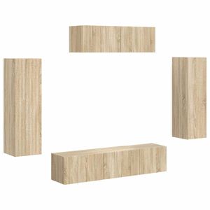 vidaXL &Nu;&tau;&omicron;&upsilon;&lambda;ά&pi;&iota; TV 5 pcs &Delta;&rho;ύ&sigmaf; Sonoma