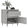 vidaXL Κομοδίνα 2 τεμ. Γκρι Sonoma 40 x 35 x 50 εκ. από Επεξεργ. Ξύλο