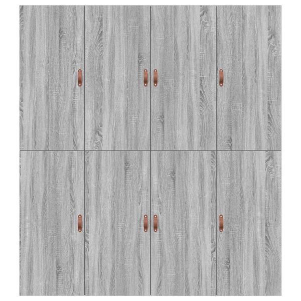vidaXL Κρεβάτι αποθήκευσης γκρι Sonoma 180x200 εκ.