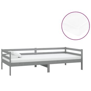 vidaXL &Kappa;&alpha;&nu;&alpha;&pi;έ&sigmaf; &Kappa;&rho;&epsilon;&beta;ά&tau;&iota; &mu;&epsilon; &Sigma;&tau;&rho;ώ&mu;&alpha; 90 x 200 &epsilon;&kappa;. &Gamma;&kappa;&rho;&iota; &Mu;&alpha;&sigma;ί&phi; &Xi;ύ&lambda;&omicron; &Pi;&epsilon;ύ&kappa;&omicron;&upsilon;