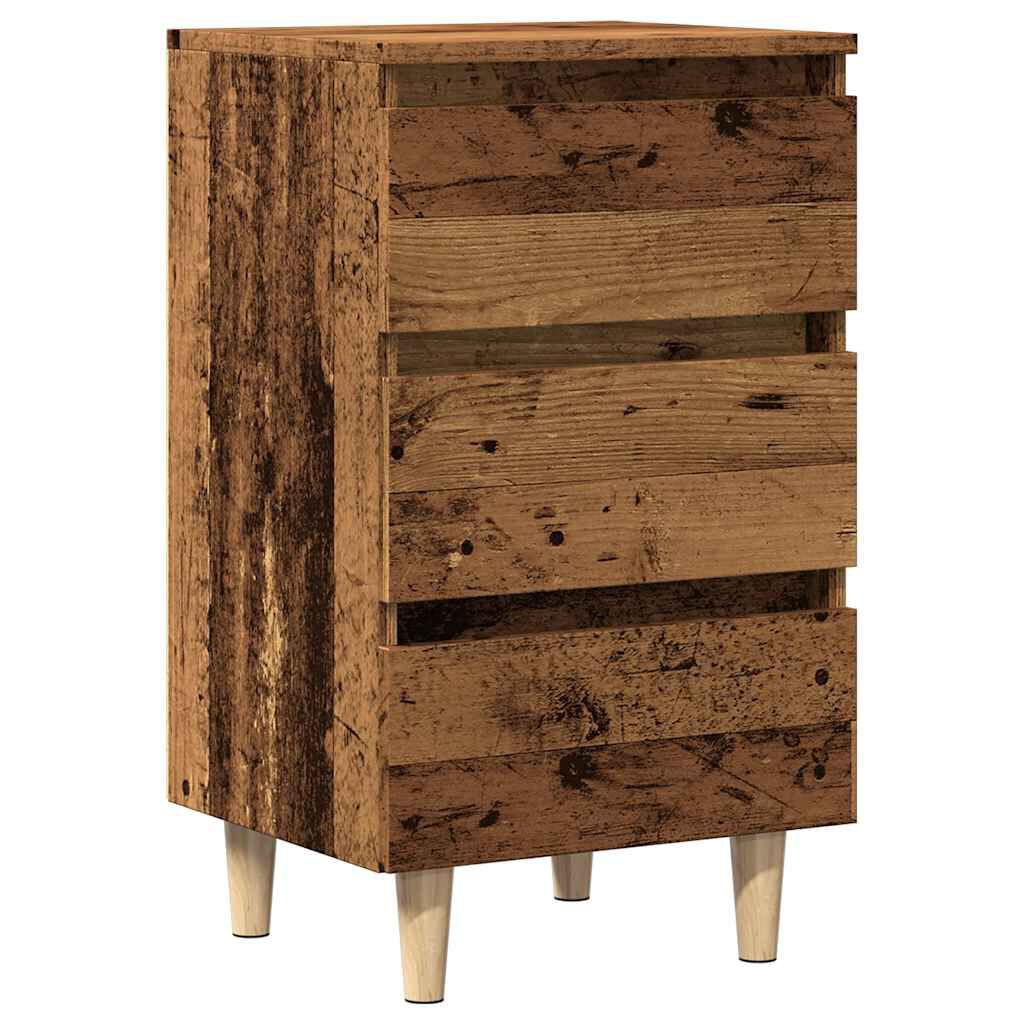 vidaXL κομοδίνο ντουλάπι παλιό ξύλο 40x35x69 cm κατασκευασμένο ξύλο