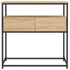 vidaXL Κονσόλα Τραπεζιού Sonoma Δρυς 75 x 40 x 75 εκ. από Τεχνητό Ξύλο