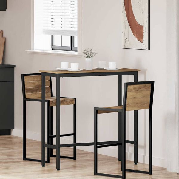 vidaXL &tau;&rho;&alpha;&pi;έ&zeta;&iota; Artisan Oak 100 x 40 x 100,5 &epsilon;&kappa;