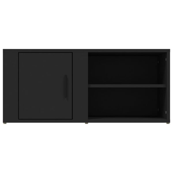 vidaXL Έπιπλα Τηλεόρασης 2 τεμ. Μαύρα 80x31,5x36εκ. Επεξεργασμένο Ξύλο