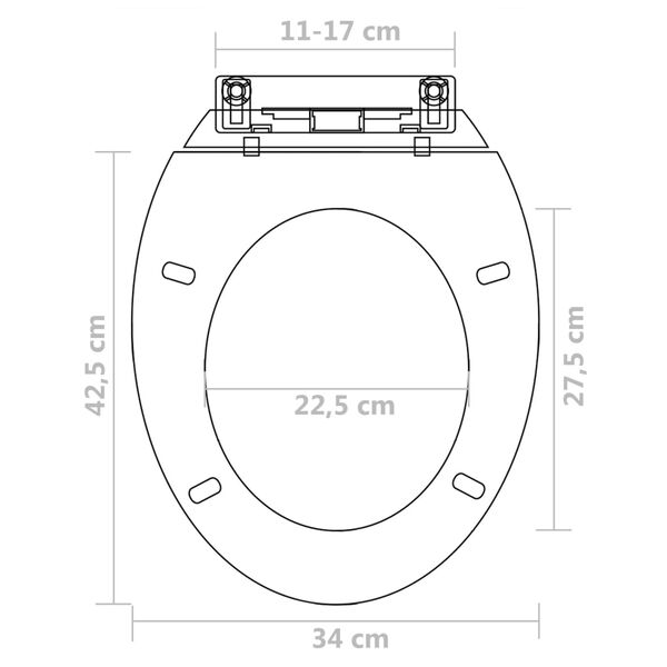 vidaXL Καθίσματα Τουαλέτας με Καπάκι Soft Close 2 τεμ. Λευκά Πλαστικά