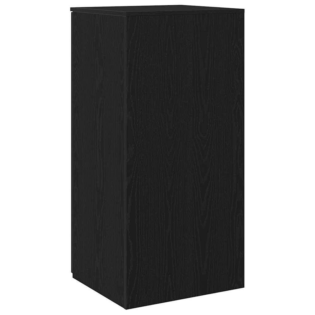 ντουλάπι αποθήκευσης vidaXL Μαύρο 50x45x103,5 cm Κατασκευασμένο ξύλο