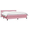 vidaXL &Kappa;&rho;&epsilon;&beta;ά&tau;&iota; Boxspring &mu;&epsilon; &Sigma;&tau;&rho;ώ&mu;&alpha; &Rho;&omicron;&zeta; 200x210 &epsilon;&kappa;. &Beta;&epsilon;&lambda;&omicron;ύ&delta;&iota;&nu;&omicron;