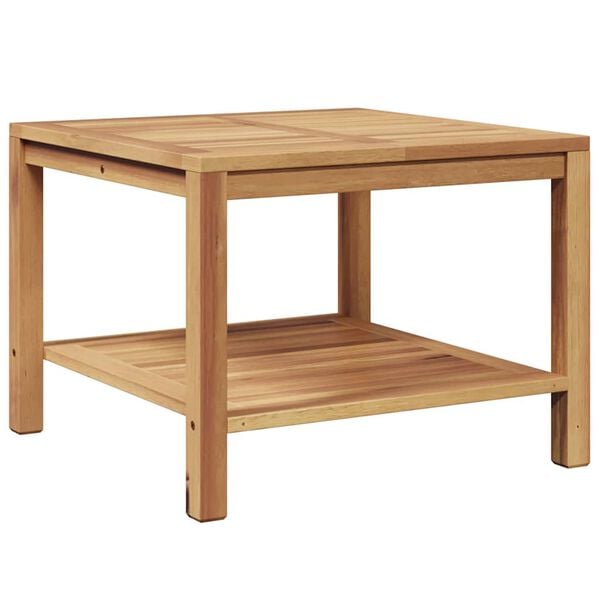 vidaXL &Tau;&rho;&alpha;&pi;&epsilon;&zeta;ά&kappa;&iota; &sigma;&alpha;&lambda;&omicron;&nu;&iota;&omicron;ύ &Kappa;&alpha;&phi;έ 60 x 60 x 45 cm &Mu;&alpha;&sigma;ί&phi; &xi;ύ&lambda;&omicron; teak