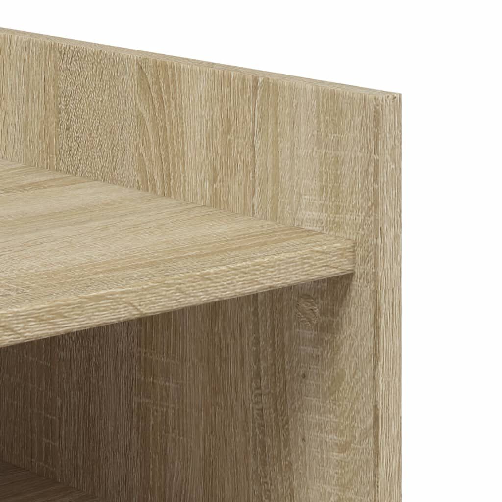 vidaXL Παπουτσοθήκη Sonoma Δρυς 74,5x37,5x100 εκ. Επεξεργασμένο Ξύλο