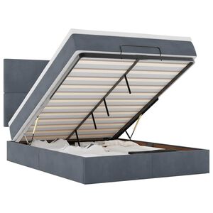 vidaXL &Omicron;&theta;&omega;&mu;&alpha;&nu;&iota;&kappa;ό &kappa;&rho;&epsilon;&beta;ά&tau;&iota; &mu;&epsilon; &sigma;&tau;&rho;ώ&mu;&alpha;&tau;&alpha; & LEDs &Sigma;&kappa;&omicron;ύ&rho;&omicron; &gamma;&kappa;&rho;&iota; &Beta;&epsilon;&lambda;&omicron;ύ&delta;&omicron;