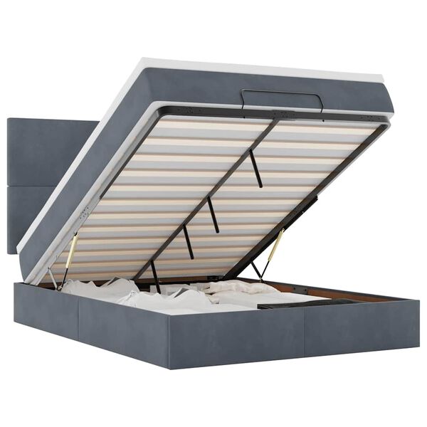 vidaXL &Omicron;&theta;&omega;&mu;&alpha;&nu;&iota;&kappa;ό &kappa;&rho;&epsilon;&beta;ά&tau;&iota; &mu;&epsilon; &sigma;&tau;&rho;ώ&mu;&alpha;&tau;&alpha; & LEDs &Sigma;&kappa;&omicron;ύ&rho;&omicron; &gamma;&kappa;&rho;&iota; &Beta;&epsilon;&lambda;&omicron;ύ&delta;&omicron;