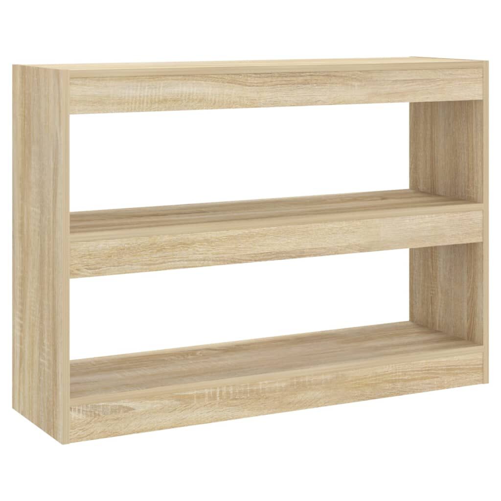 vidaXL Βιβλιοθήκη/Διαχωριστικό Χώρου Sonoma Δρυς 100 x 30 x 72 εκ.