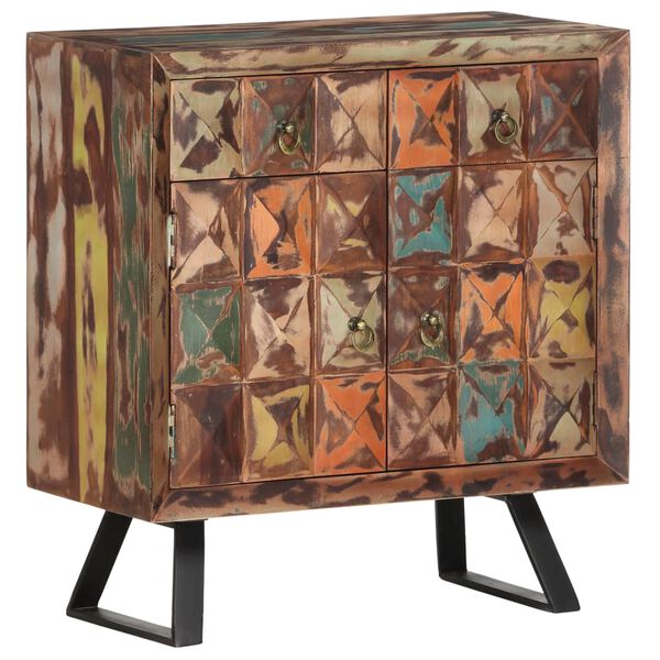 vidaXL Ντουλάπι με Συρτάρια 70 x 35 x 75 εκ. Μασίφ Ανακυκλωμένο Ξύλο