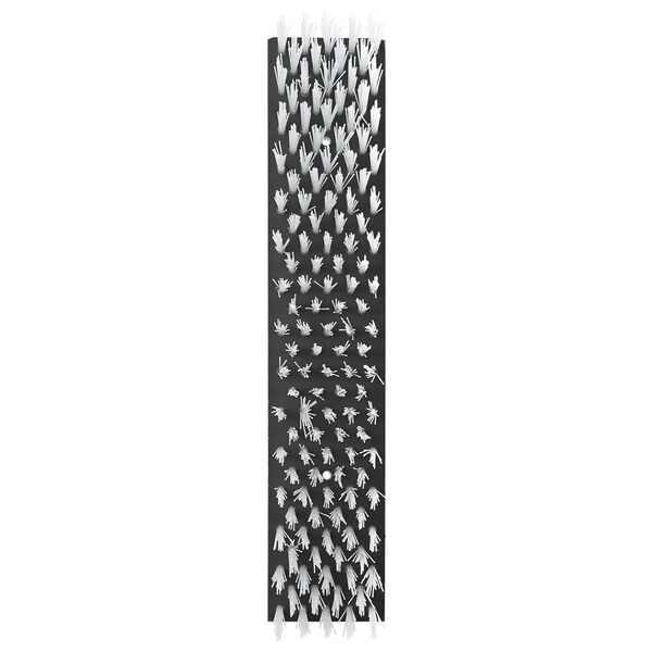 vidaXL Βούρτσες Βοοειδών Μαύρο και Λευκό 50 x 10 x 6.5 εκ.