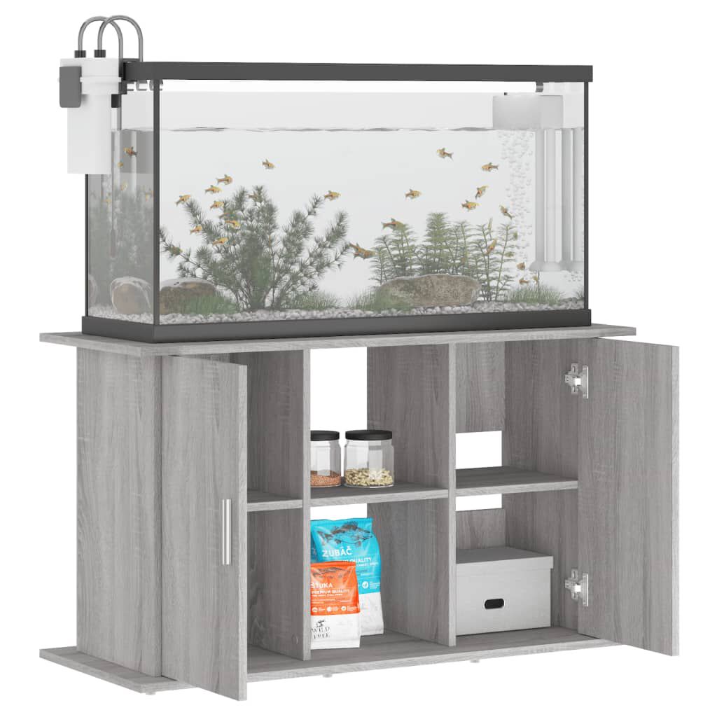 vidaXL Βάση Ενυδρείου Γκρι Sonoma 101x41x58 εκ. από Επεξεργασμένο Ξύλο