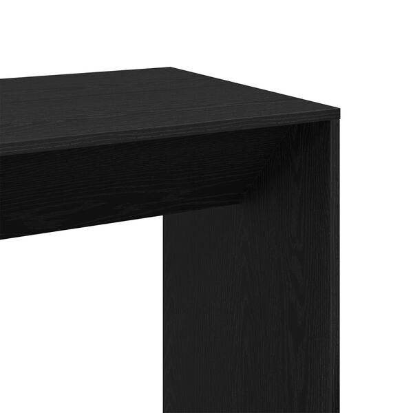 vidaXL Τραπέζι Μπαρ Μαύρο Δρυς 51x50x103,5 εκ Μηχανικά Ξύλο