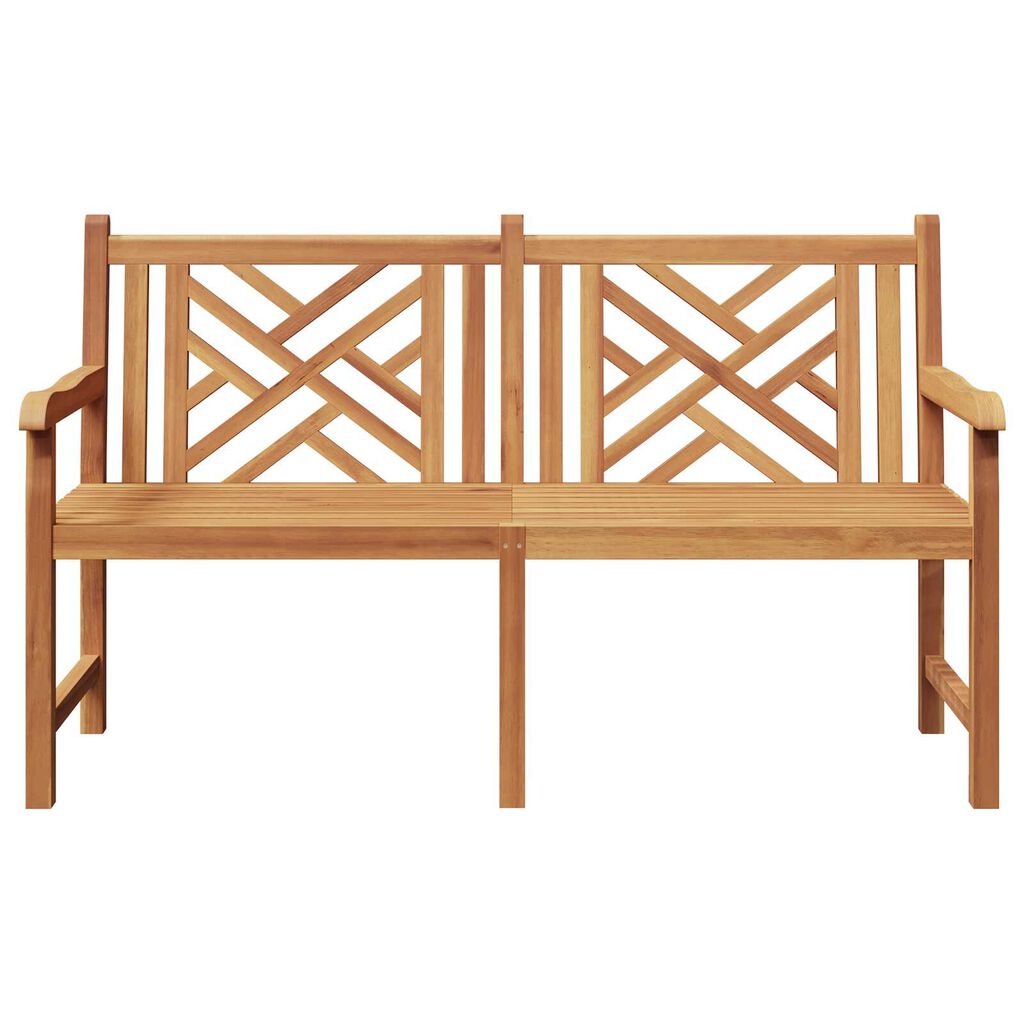 vidaXL Παγκάκι κήπου Καφέ 150 x 60 x 90 εκ Μασίφ ξύλο teak