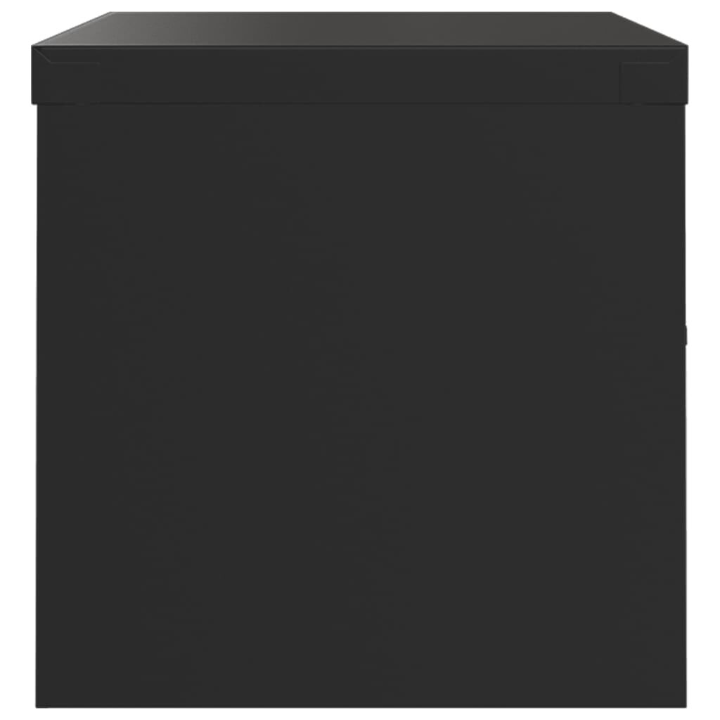 vidaXL Αρχειοθήκη Μαύρη 90 x 40 x 40 εκ. από Ατσάλι