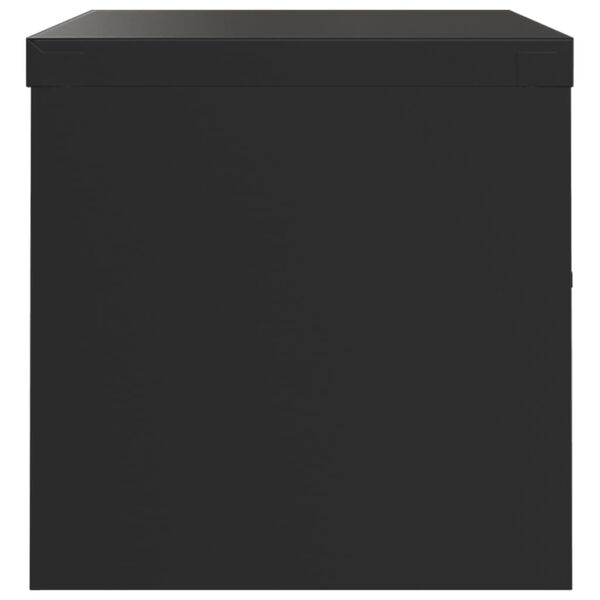 vidaXL Αρχειοθήκη Μαύρη 90 x 40 x 40 εκ. από Ατσάλι