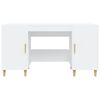 vidaXL Γραφείο Λευκό 140 x 50 x 75 εκ. από Επεξεργασμένο Ξύλο