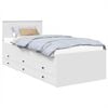 vidaXL &Kappa;&alpha;&nu;&alpha;&pi;έ&sigmaf; &Kappa;&rho;&epsilon;&beta;ά&tau;&iota; &Lambda;&epsilon;&upsilon;&kappa;ό &kappa;&alpha;&iota; &Mu;&alpha;ύ&rho;&omicron; 75 x 190 cm &Epsilon;&pi;&epsilon;&xi;&epsilon;&rho;&gamma;&alpha;&sigma;&mu;έ&nu;&omicron; &Xi;ύ&lambda;&omicron;