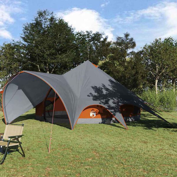 vidaXL &Sigma;&kappa;&eta;&nu;ί&tau;&sigma;&alpha; Teepee &mu;&epsilon; &sigma;&tau;έ&gamma;&eta; &Gamma;&kappa;&rho;&iota; &kappa;&alpha;&iota; &Pi;&omicron;&rho;&tau;&omicron;&kappa;&alpha;&lambda;ί 600 x 600 x 347 &epsilon;&kappa;