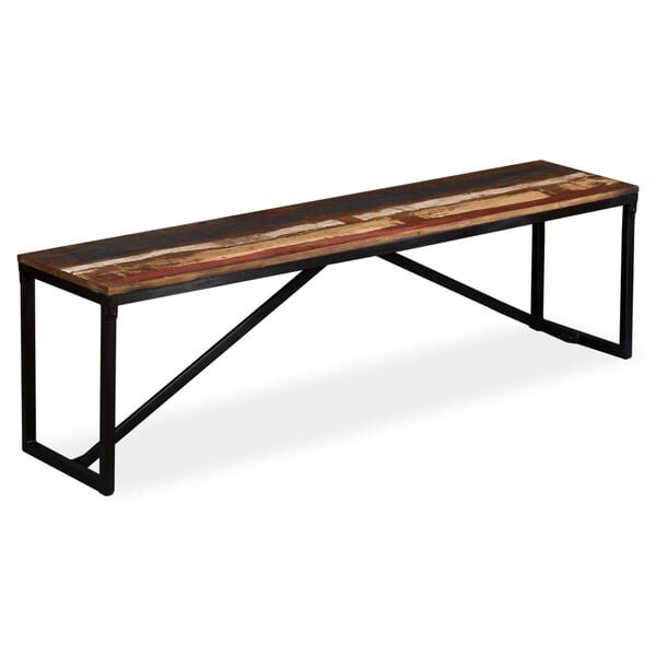 vidaXL Πάγκος 160 x 35 x 45 εκ. από Μασίφ Ανακυκλωμένο Ξύλο