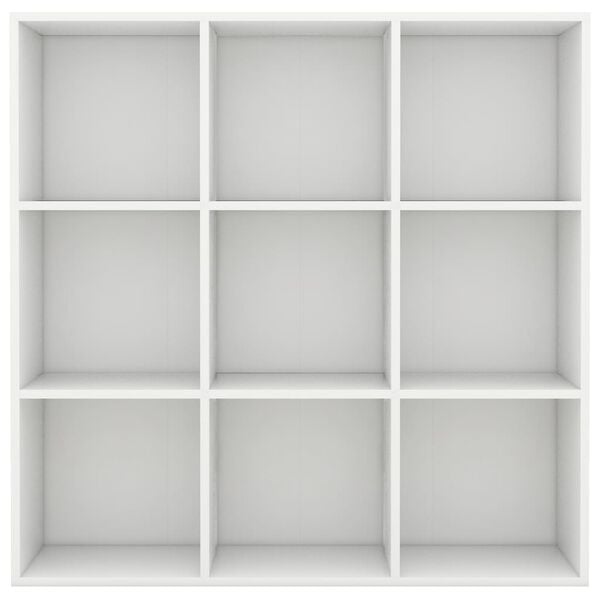 vidaXL Βιβλιοθήκη Λευκή 98 x 29 x 97,5 εκ. Επεξεργασμένο Ξύλο