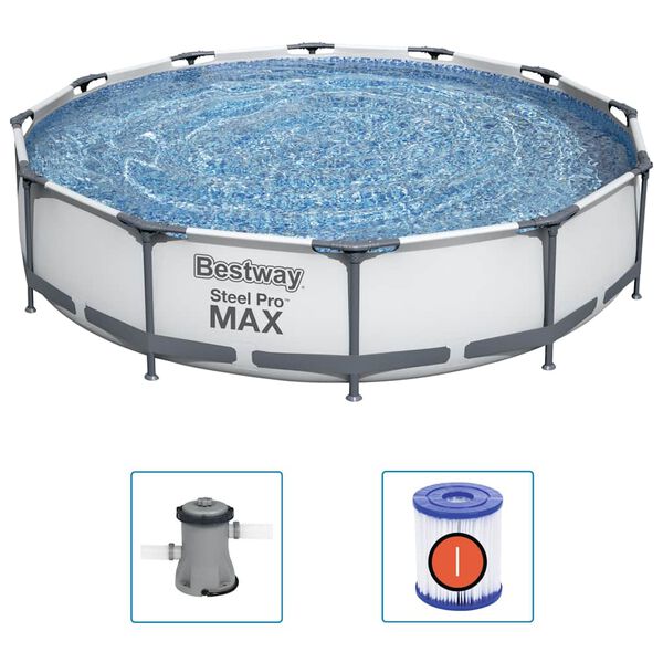 Bestway Σετ Πισίνας Steel Pro MAX 366 x 76 εκ.