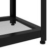 vidaXL Τραπεζάκι Σαλονιού Αν. Καφέ/Μαύρο 90x45x45 εκ. από MDF/Σίδερο