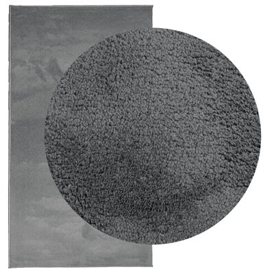 vidaXL Χαλί OVIEDO με Κοντό Πέλος Ανθρακί 80 x 150 εκ.