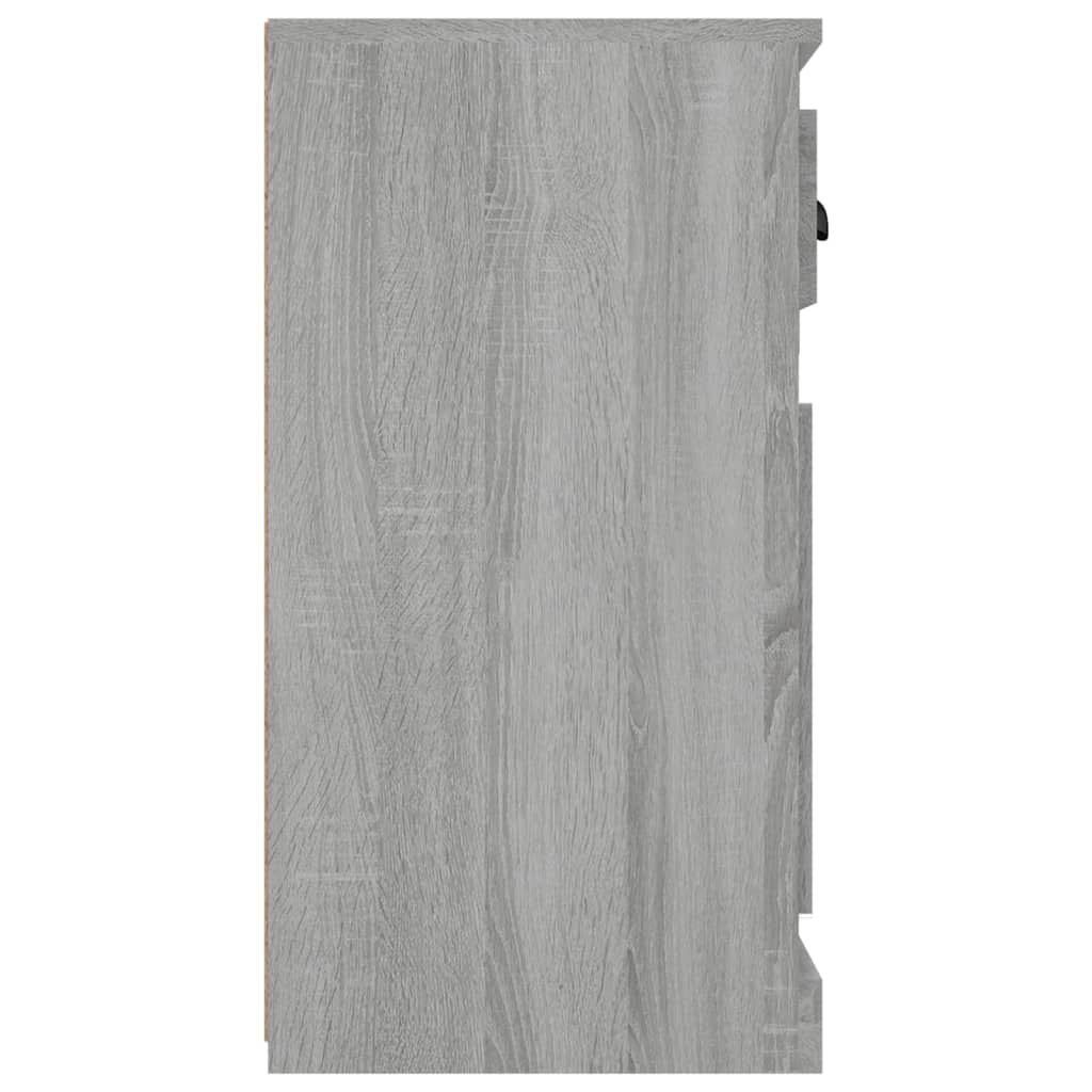 vidaXL Μπουφές Γκρι Sonoma 70x35,5x67,5 εκ. από Επεξεργασμένο Ξύλο