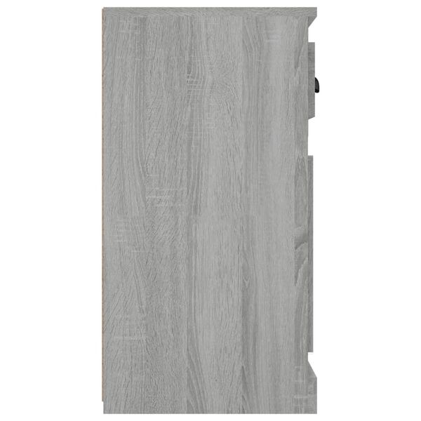 vidaXL Μπουφές Γκρι Sonoma 70x35,5x67,5 εκ. από Επεξεργασμένο Ξύλο