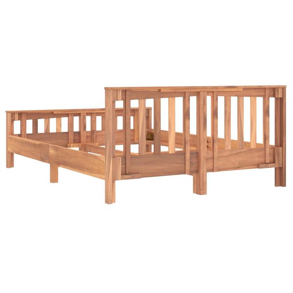 vidaXL Πλαίσιο Κρεβατιού 140 x 200 εκ. από Μασίφ Ξύλο Teak