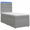 vidaXL &Kappa;&rho;&epsilon;&beta;ά&tau;&iota; box spring &mu;&epsilon; &sigma;&tau;&rho;ώ&mu;&alpha; &Alpha;&nu;&omicron;&iota;&chi;&tau;ό &gamma;&kappa;&rho;&iota; 90 x 190 cm Ύ&phi;&alpha;&sigma;&mu;&alpha;