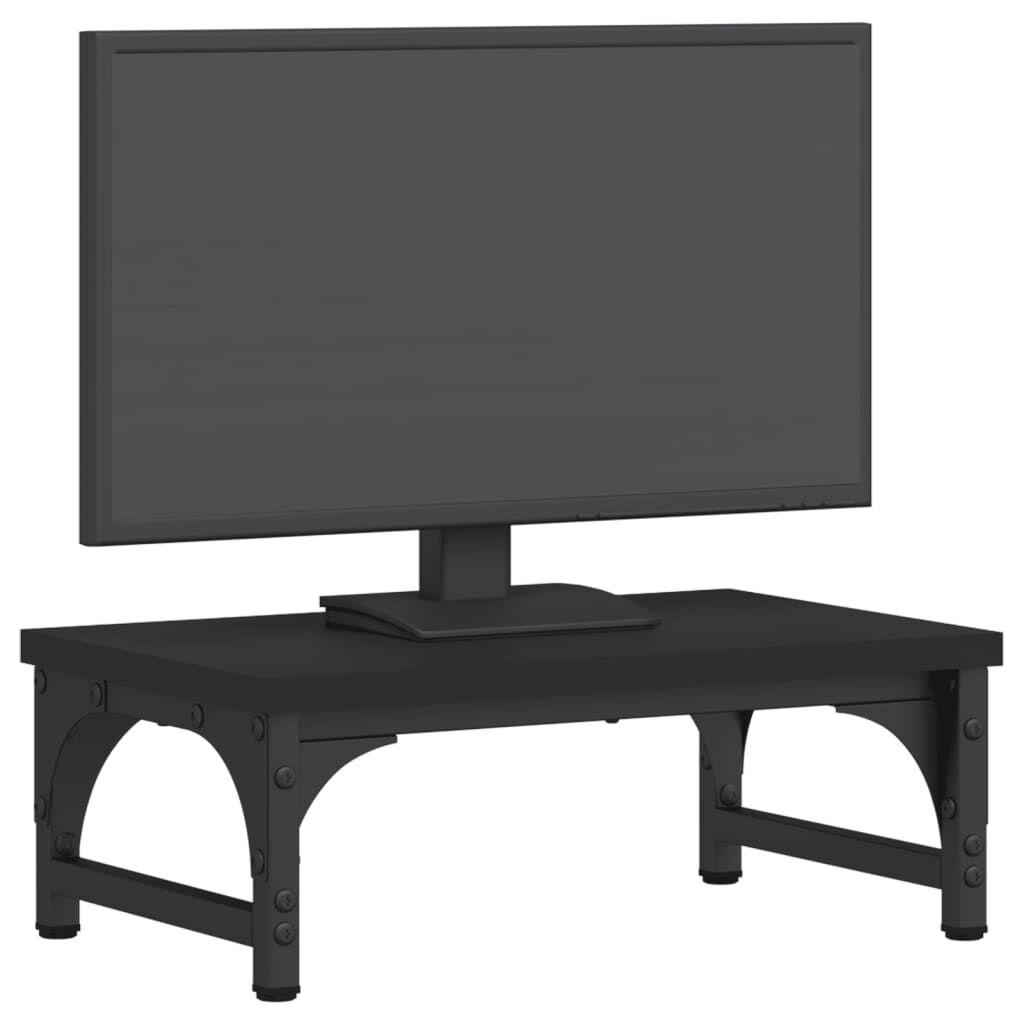 vidaXL Βάση Οθόνης Μαύρη 37 x 23 x 14 εκ. από Επεξεργασμένο Ξύλο
