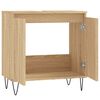 vidaXL Ντουλάπι Μπάνιου Sonoma Δρυς 58 x 33 x 60 εκ. από Επεξεργ. Ξύλο
