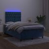 vidaXL &Kappa;&rho;&epsilon;&beta;ά&tau;&iota; Boxspring &mu;&epsilon; &Sigma;&tau;&rho;ώ&mu;&alpha; & LED &Sigma;&kappa;. &Mu;&pi;&lambda;&epsilon; 120x200&epsilon;&kappa;. &Beta;&epsilon;&lambda;&omicron;ύ&delta;&iota;&nu;&omicron;