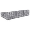 vidaXL Μαξιλάρι 4 pcs Ανοιχτό γκρι 70 x 70 x 54 εκ Πολυεστέρας
